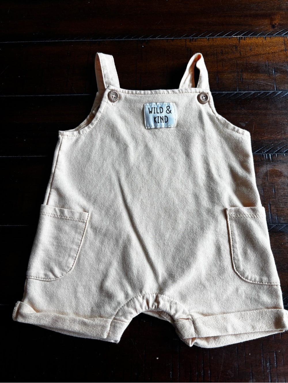 Yellow Toddler Short Overalls
